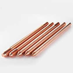 Pure copper earth rod